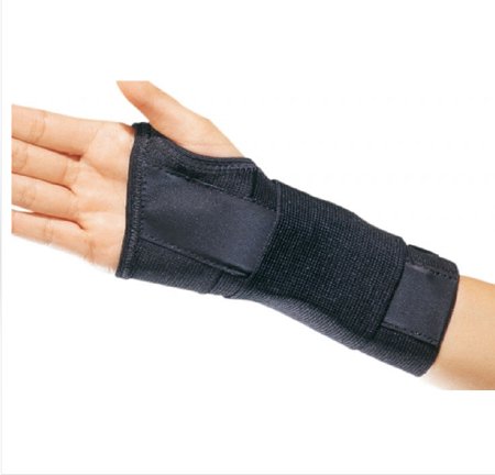 ProCare� CTS Right Wrist Brace, Extra Large-Wrist Brace ProCare� CTS Contoured Aluminum / Cotton / Elastic Right Hand Black X-Large