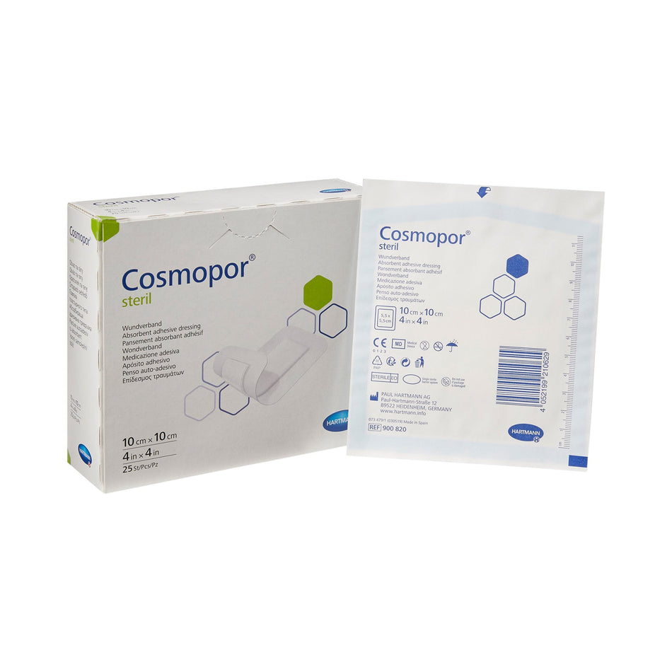 Cosmopor� Adhesive Dressing, 4 x 4 Inch-Island Dressing Cosmopor� Steril 4 X 4 Inch Square Sterile