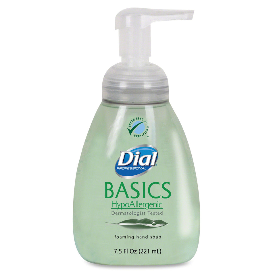 Dial� Basics� Soap-Soap Dial� Professional Foaming 7.5 oz. Pump Bottle Honeysuckle Scent