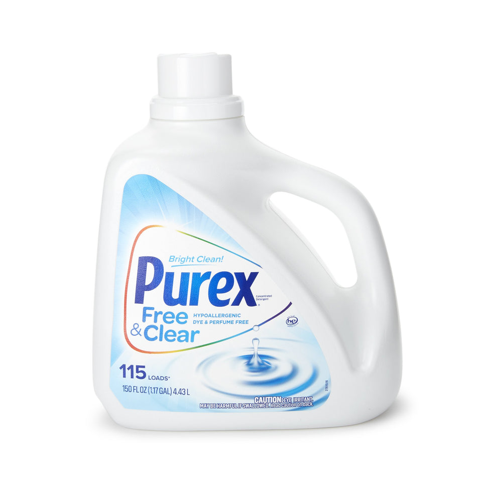 Purex� Free & Clear Hypoallergenic Laundry Detergent, 150 fl oz.-Laundry Detergent Purex� Free & Clear 150 oz. Bottle Liquid Unscented