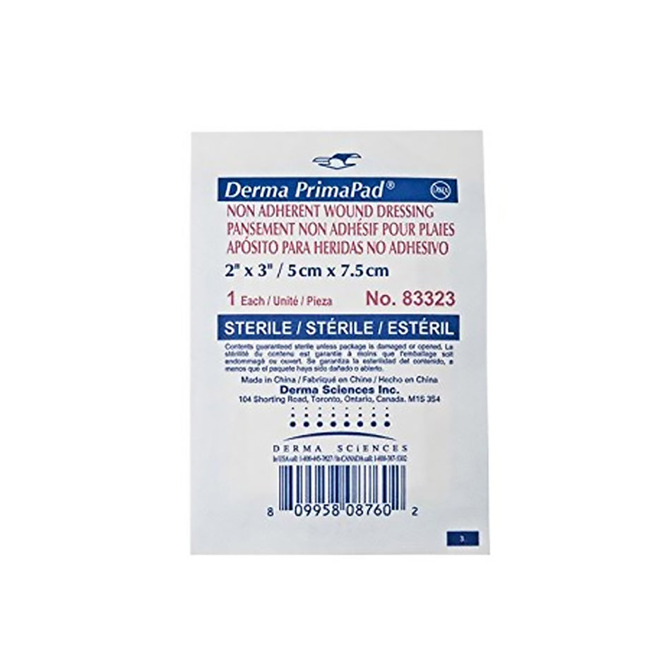 Primapad� Non-Adherent Dressing, 2 x 3 Inch, 1-Ply-Non-Adherent Dressing Primapad� 2 X 3 Inch 1-Ply Sterile 100 per Pack