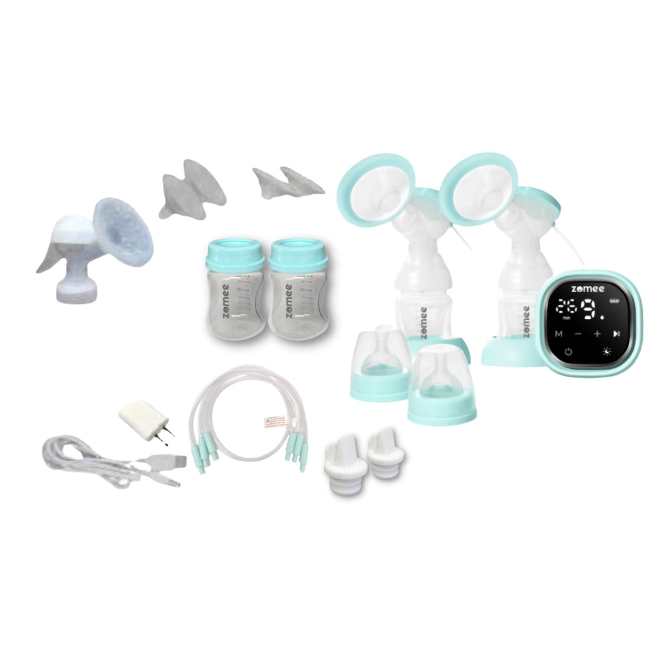 Zomee Double Electric Breast Pump Kit-Double Electric Breast Pump Kit Zomee