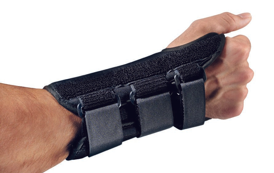 ProCare� ComfortForm� Right Wrist Brace, Extra Large-Wrist Brace ProCare� ComfortFORM� Aluminum / Foam / Spandex / Plastic Right Hand Black X-Large