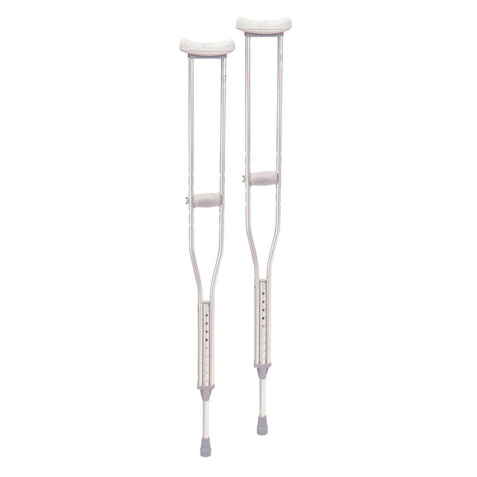 drive� Underarm Crutches, 6'2" � 7'-Underarm Crutches drive� Adult 5 Foot 2 Inch to 5 Foot 10 Inch User Height Aluminum Frame 350 lbs. Weight Capacity