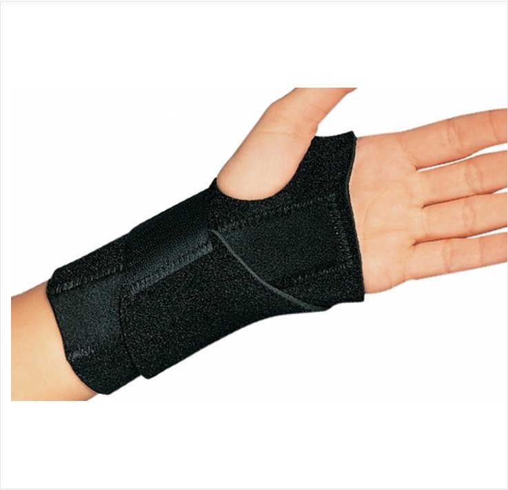 ProCare� Universal Wrist-O-Prene� Left Wrist Brace, One Size Fits Most-Wrist Brace ProCare� Universal Wrist-O-Prene� Neoprene Left Hand Black One Size Fits Most