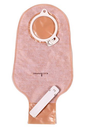 Assura� One-Piece Drainable Opaque Colostomy Pouch, 9� Inch Length,-Colostomy Pouch Assura� One-Piece System 9-3/4 Inch Length Drainable