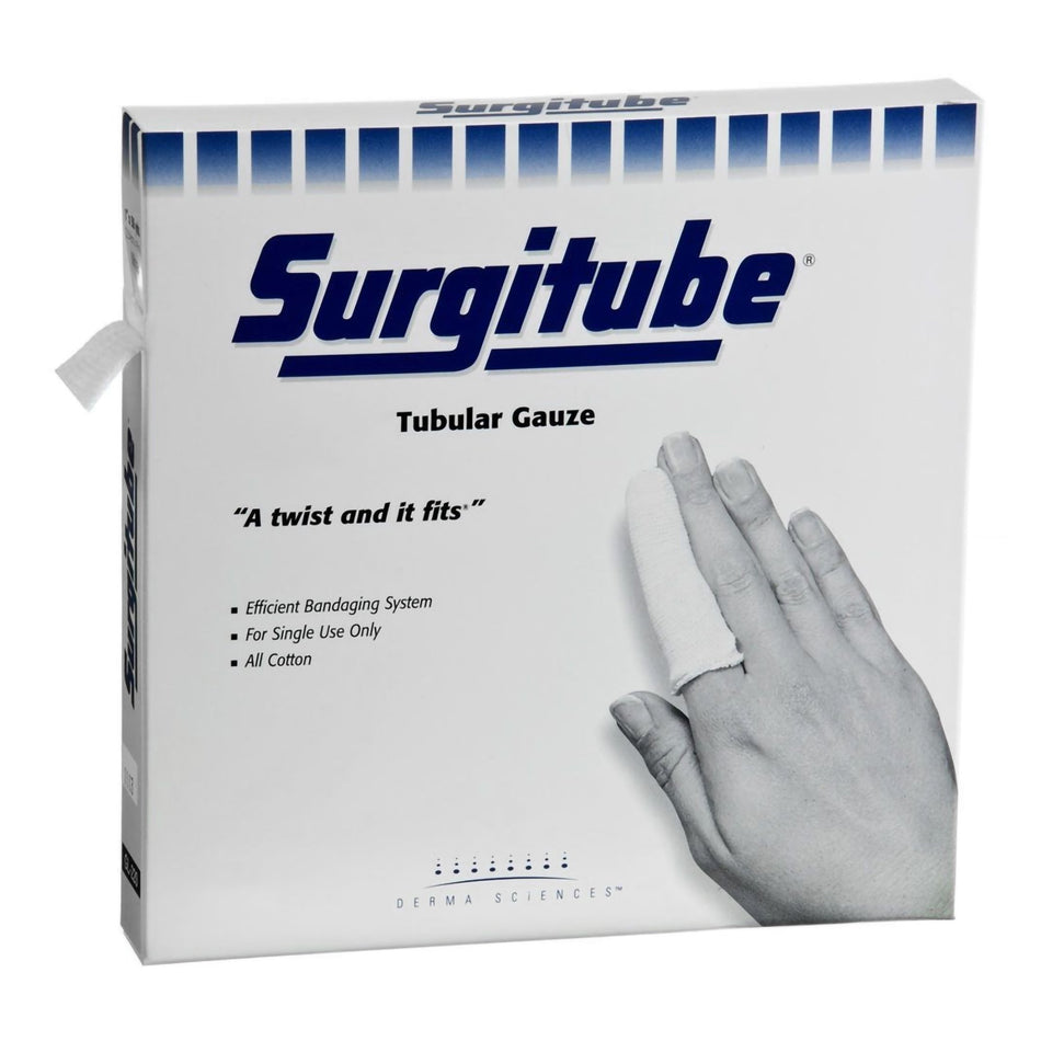 Surgitube� Tubular Retainer Dressing, Size 3, 1� Inch x 50 Yard-Tubular Retainer Dressing Surgitube� Cotton 1-1/2 Inch X 50 Yard Size 3 White Hand / Wrist / Foot NonSterile