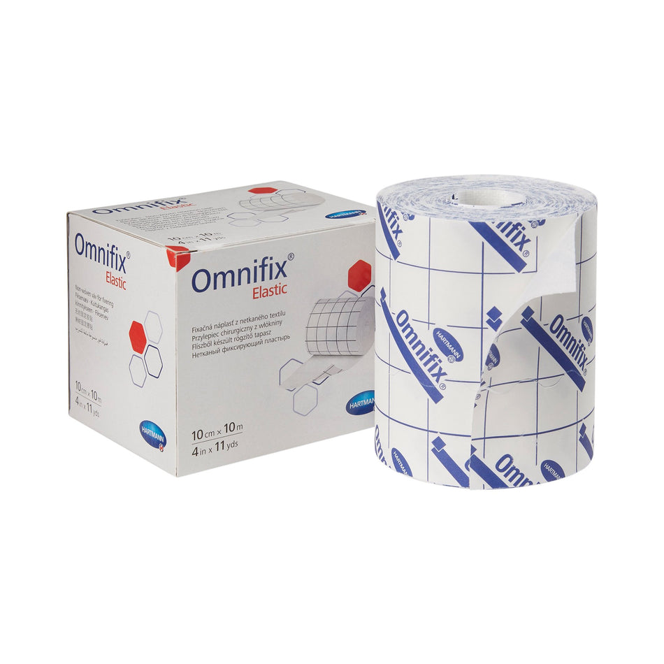 Omnifix� Nonwoven Dressing Retention Tape, 4 Inch x 10 Yard, White-Dressing Retention Tape with Liner Omnifix� Elastic White 4 Inch X 11 Yard Nonwoven NonSterile