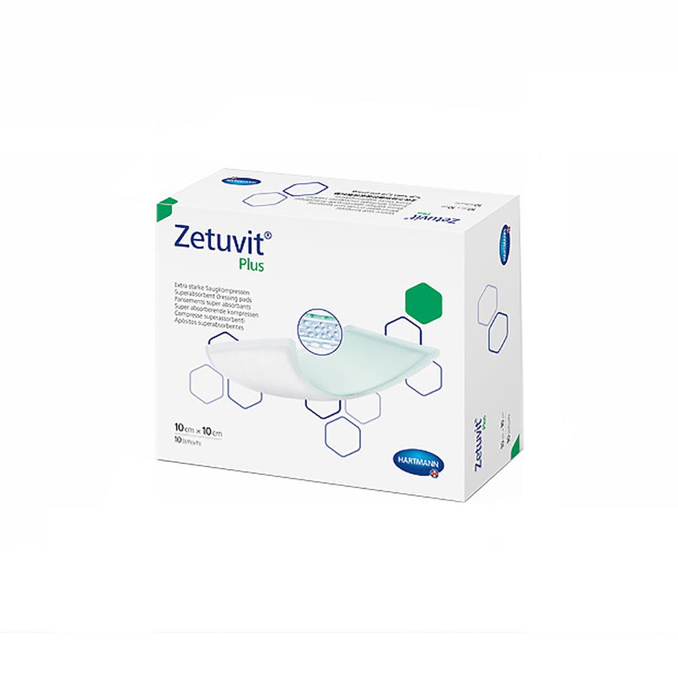 Zetuvit� Plus Sterile Superabsorbent Dressing, 4 x 4 Inch-Super Absorbent Dressing Zetuvit� Plus 4 X 4 Inch Square