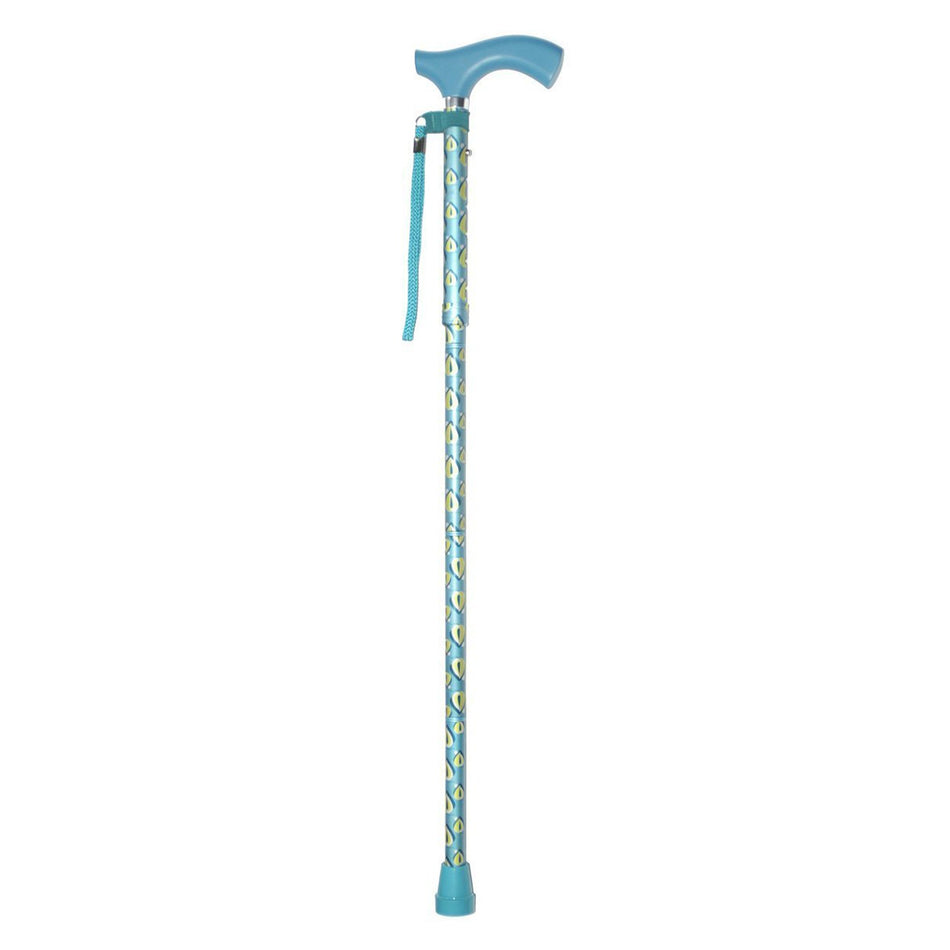 Switch Sticks� Folding Cane, Thames Print, 32 to 37 Inch Height-Folding Cane Switch Sticks� Aluminum 32 to 37 Inch Height Thames Print