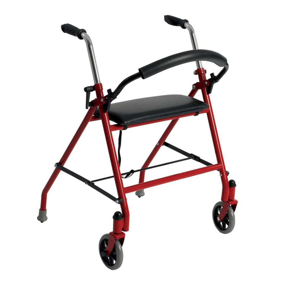 drive� Aluminum Dual Release Folding Walker with Wheels and Seat, 29 � 38 Inch Height-Dual Release Folding Walker with Wheels and Seat Adjustable Height drive� Aluminum Frame 300 lbs. Weight Capacity 29 to 38 Inch Height