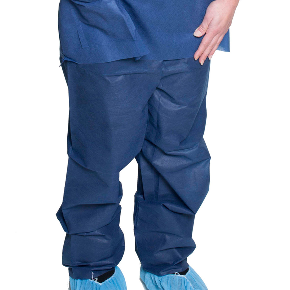 Dukal Scrub Pants, X-Large-Scrub Pants Dukal Straight Leg X-Large Dark Blue Unisex