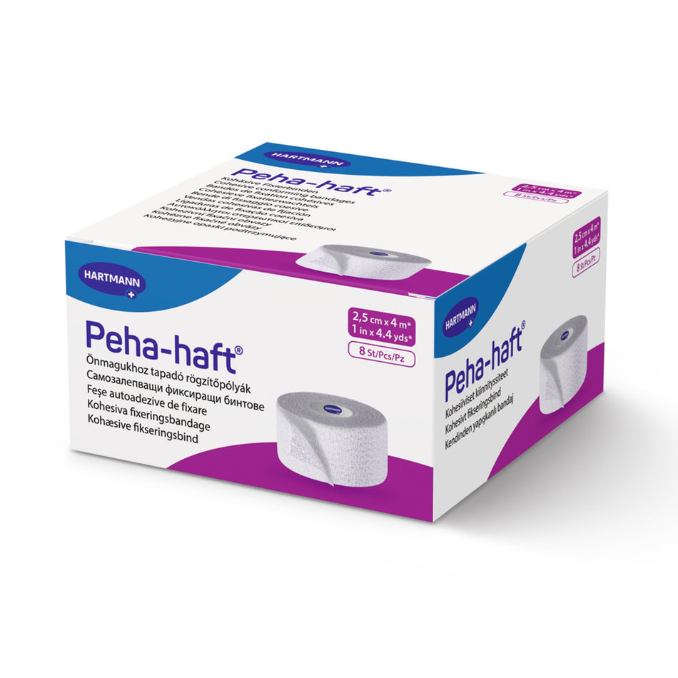 Peha-haft� Self-adherent Closure Absorbent Cohesive Bandage, 1-1/2 Inch x 4-1/2 Yard-Absorbent Cohesive Bandage Peha-haft� 1-1/2 Inch X 4-1/2 Yard Self-Adherent Closure White NonSterile Standard Compression