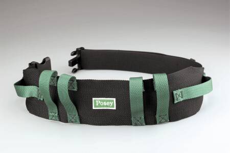 Posey� Green / Black Nylon Gait Belt with Quick Release Buckle, 28 � 55 Inches-Gait Belt Posey� 55 Inch Length Green / Black Nylon