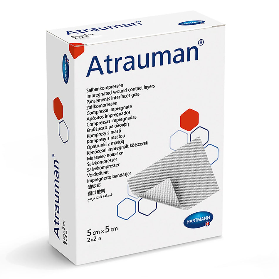 Atrauman� Impregnated Wound Contact Layer Dressing, 2 x 2 Inch-Impregnated Contact Layer Dressing Atrauman� 2 X 2 Inch Sterile