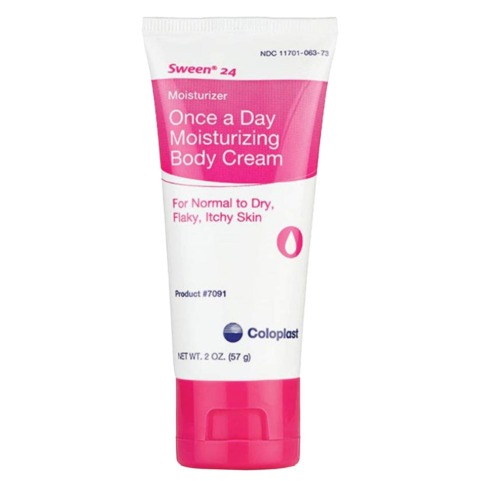 Sween 24 Hand and Body Moisturizer, Unscented, CHG Compatible Cream, 2 oz-Hand and Body Moisturizer Sween� 24 2 oz. Tube Unscented Cream CHG Compatible