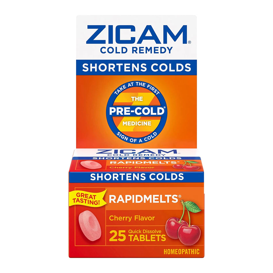 Zicam� Zincum Aceticum / Zincum Gluconicum Cold and Cough Relief-Cold and Cough Relief Zicam� 2X - 1X Strength Tablet 25 per Box