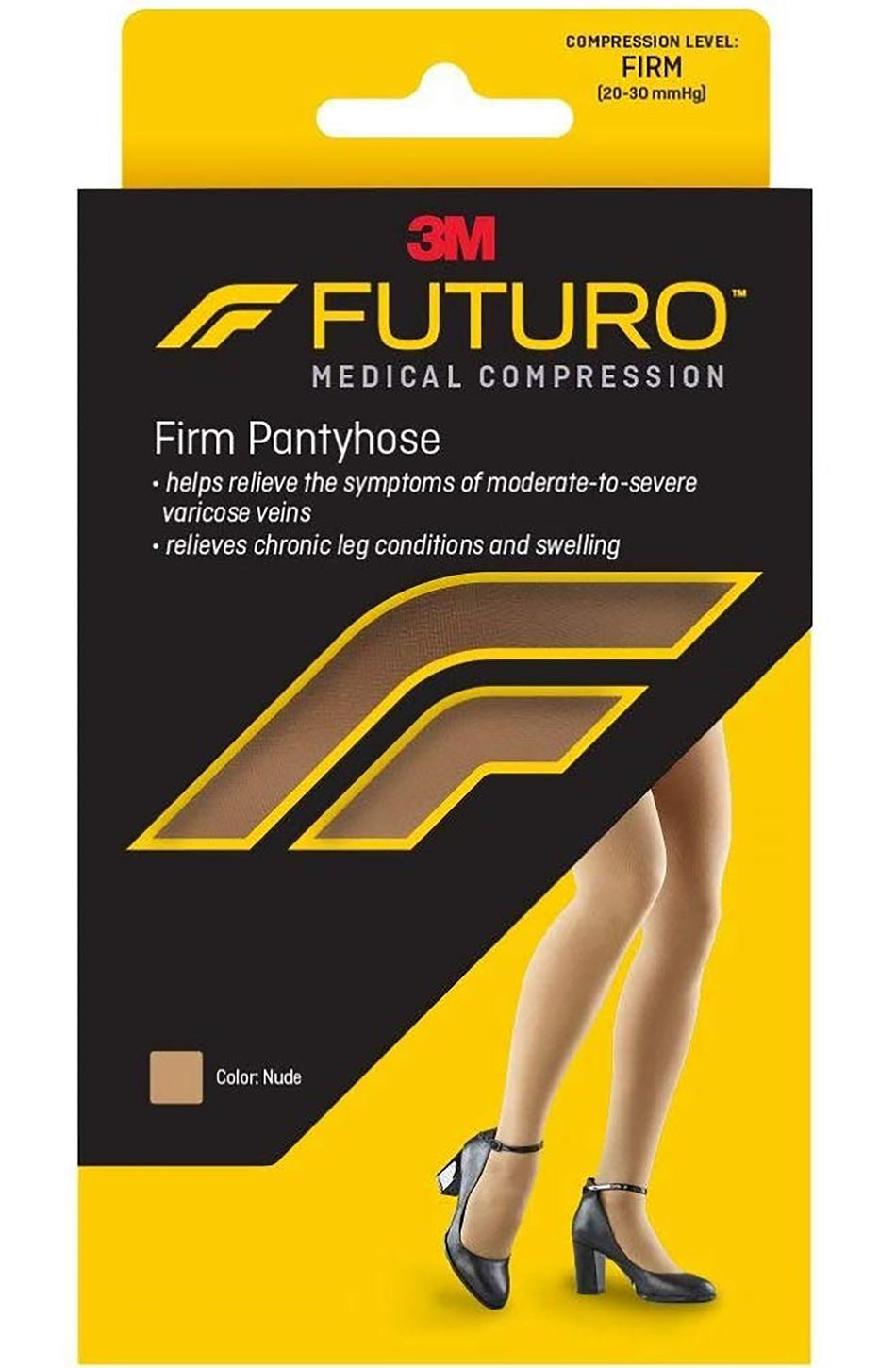 3M� Futuro� Compression Pantyhose, Beige-Compression Pantyhose 3M� Futuro� Waist High Medium Beige Closed Toe