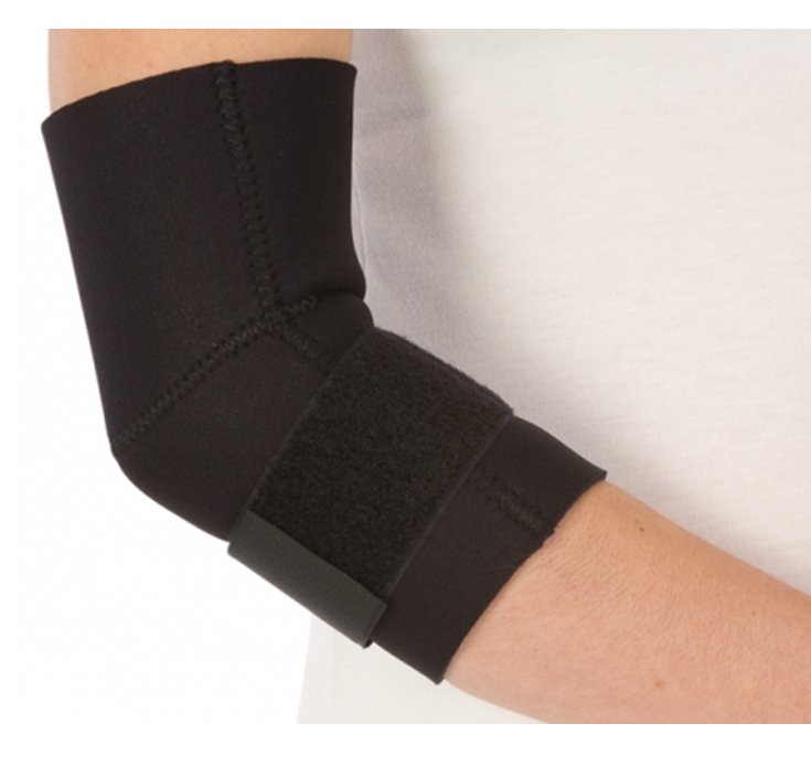 ProCare� Elbow Support, Extra Large-Elbow Support PROCARE� X-Large Pull-On with Strap Tennis Elbow Left or Right Elbow Black