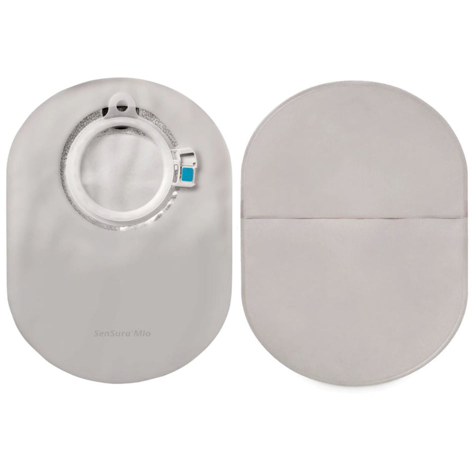 SenSura� Mio Two-Piece Closed End Opaque Filtered Ostomy Pouch, 60 mm Stoma-"Ostomy Pouch SenSura� Mio Two-Piece System 8-1/4 Inch, Maxi Length Flat 60 mm Stoma Closed End"