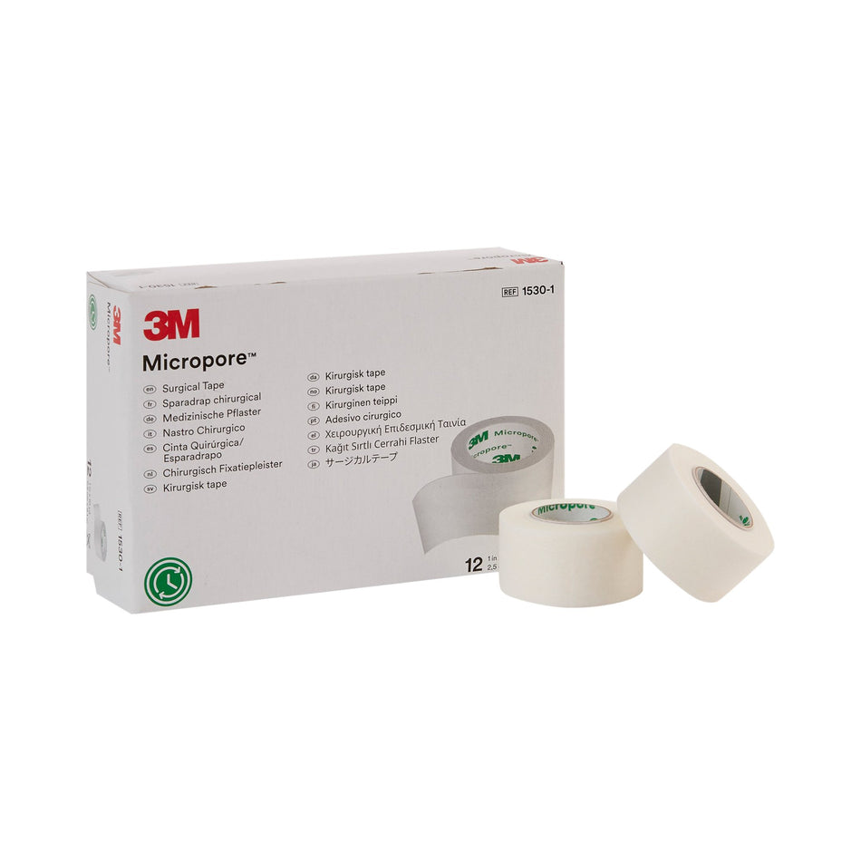 3M� Micropore� Paper Medical Tape, 1 Inch x 10 Yard, White-Medical Tape 3M� Micropore� White 1 Inch X 10 Yard Paper NonSterile