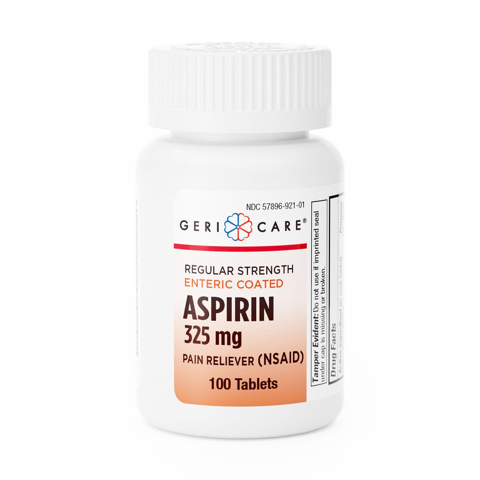 Geri-Care� Aspirin Pain Relief-Pain Relief Geri-Care� 325 mg Strength Aspirin Tablet 100 per Bottle