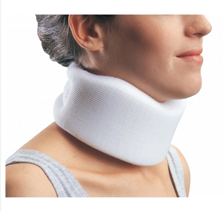 ProCare� Universal Clinic Cervical Collar, 4 Inch Height-Cervical Collar ProCare� Universal Contoured / Medium Density Adult One Size Fits Most One-Piece 4 Inch Height 24 Inch Length 10-1/2 to 24 Inch Neck Circumference