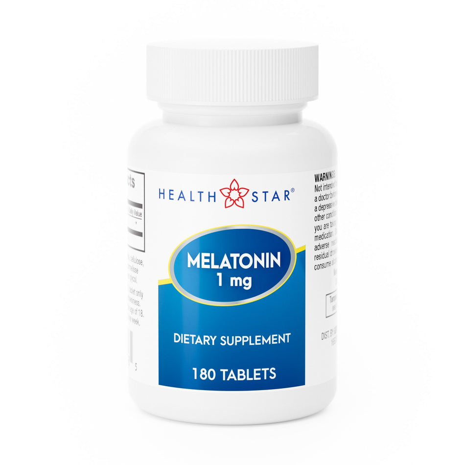 Geri-Care� Melatonin Natural Sleep Aid-Natural Sleep Aid Geri-Care� 180 per Bottle Tablet 1 mg Strength