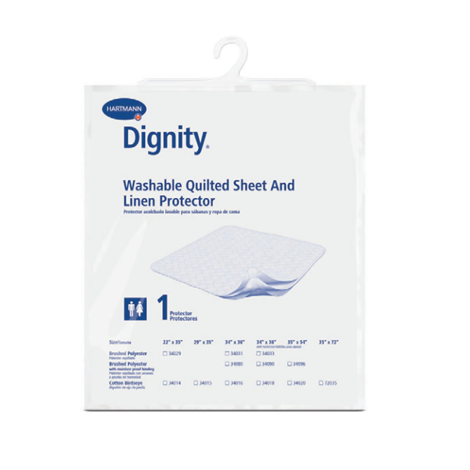 Dignity� Washable Protectors Underpad, 35 x 54 Inch-Reusable Underpad Dignity� Washable Sheet Protector 35 X 54 Inch Cotton Moderate Absorbency