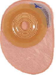 Assura� One-Piece Closed End Opaque Colostomy Pouch, 8� Inch Length, 3/4 to 1� Inch Stoma-"Ostomy Pouch Assura� One-Piece System 8-1/2 Inch Length, Maxi Convex Light, Trim to Fit 3/4 to 1-3/4 Inch Stoma Closed End"