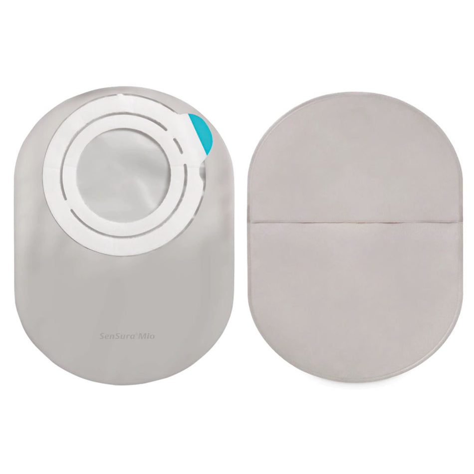 SenSura� Mio Flex Two-Piece Closed End Clear / Opaque Filtered Ostomy Pouch, Maxi Length, 50 mm Flange-"Ostomy Pouch SenSura� Mio Flex Two-Piece System 8-1/4 Inch Length, Maxi Closed End"