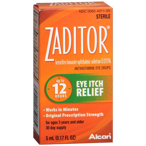 Zaditor� Allergy Eye Relief-Allergy Eye Relief Zaditor� 0.17 oz. Eye Drops