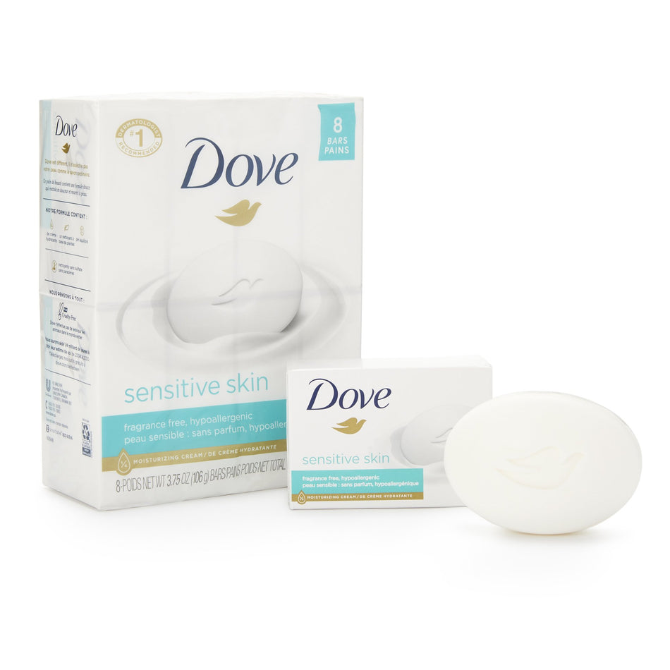 Dove� Sensitive Skin Soap-Soap Dove� Sensitive Skin Bar 4.5 oz. Individually Wrapped Unscented