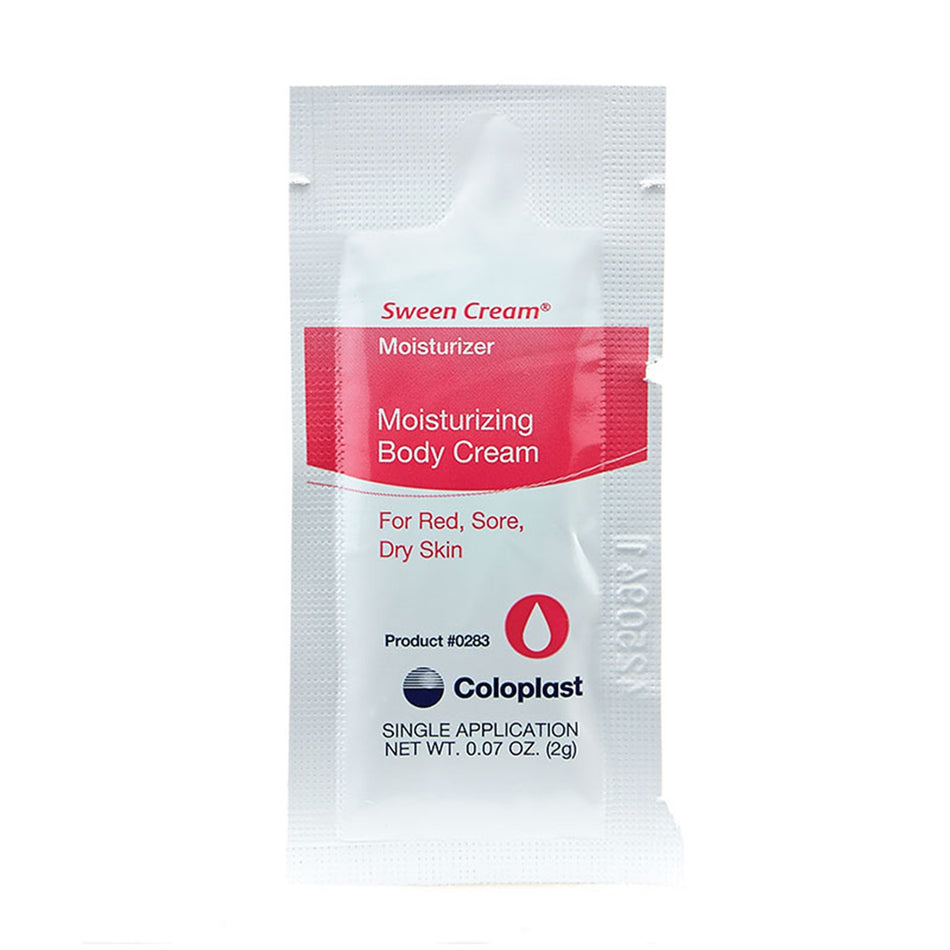 Sween Cream� Moisturizing Body Cream, 2 Gram Packet-Hand and Body Moisturizer Sween Cream� 2 Gram Individual Packet Scented Cream CHG Compatible