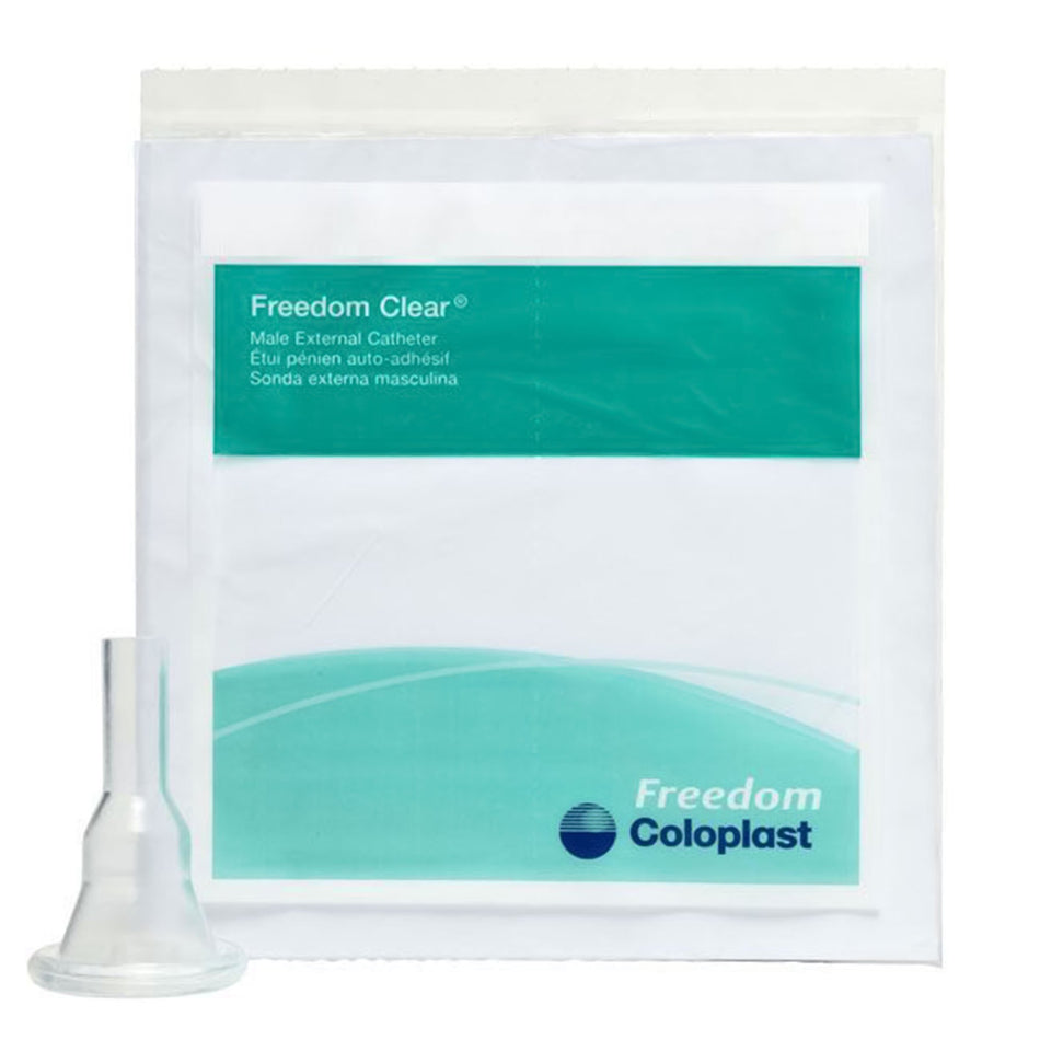 Coloplast Freedom� Male External Catheter, Small-Male External Catheter Freedom� Self-Adhesive Strip Silicone Small