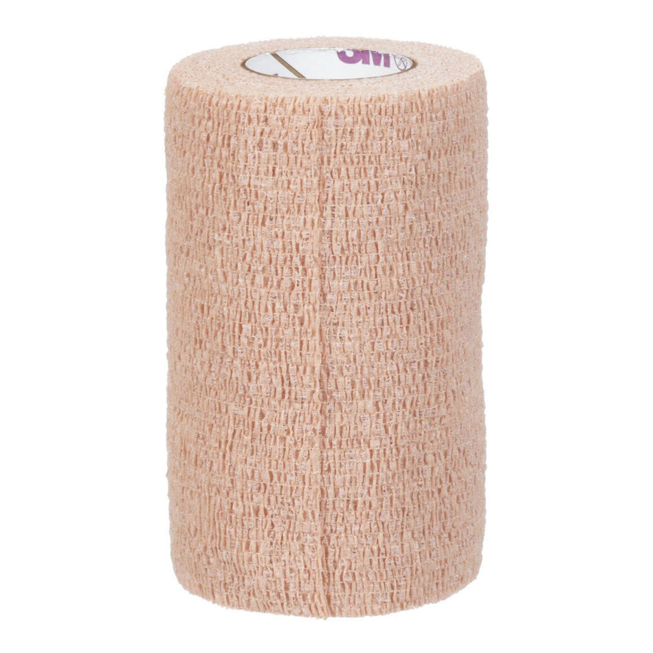 3M� Coban� LF Self-adherent Closure Cohesive Bandage, 4 Inch x 6-1/2 Yard-Cohesive Bandage 3M� Coban� LF 4 Inch X 6-1/2 Yard Self-Adherent Closure Tan NonSterile Standard Compression