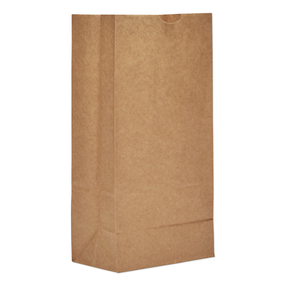 General Supply Kraft Paper Grocery Bag, Size 10-Grocery Bag General Brown Kraft Paper #10