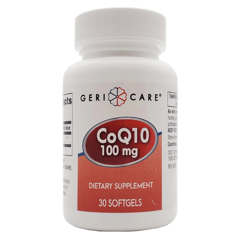 Geri-Care� CoQ10 100mg Dietary Supplement-Vitamin Supplement Geri-Care� Coenzyme Q-10 100 mg Strength Softgel 30 per Bottle