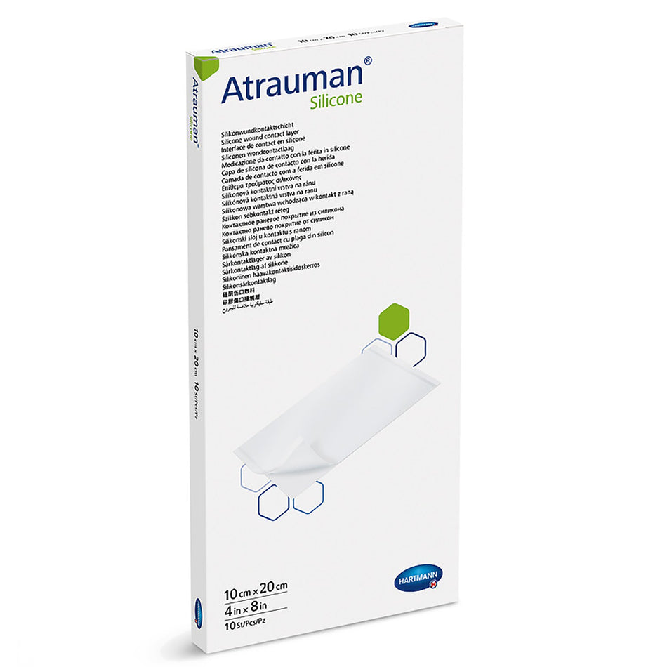 Atrauman� Silicone Sterile Wound Contact Layer Dressing, 4 x 8 Inch-Wound Contact Layer Dressing Atrauman� Silicone 4 X 8 Inch Sterile