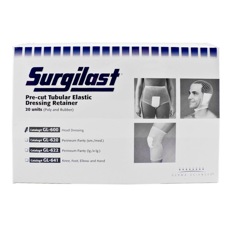 Surgilast� Pre-Cut Elastic Net Retainer Dressing for Heads-Elastic Net Retainer Dressing Surgilast� Pre-Cut Tubular / Pre-Cut Elastic One Size Fits Most White Head NonSterile