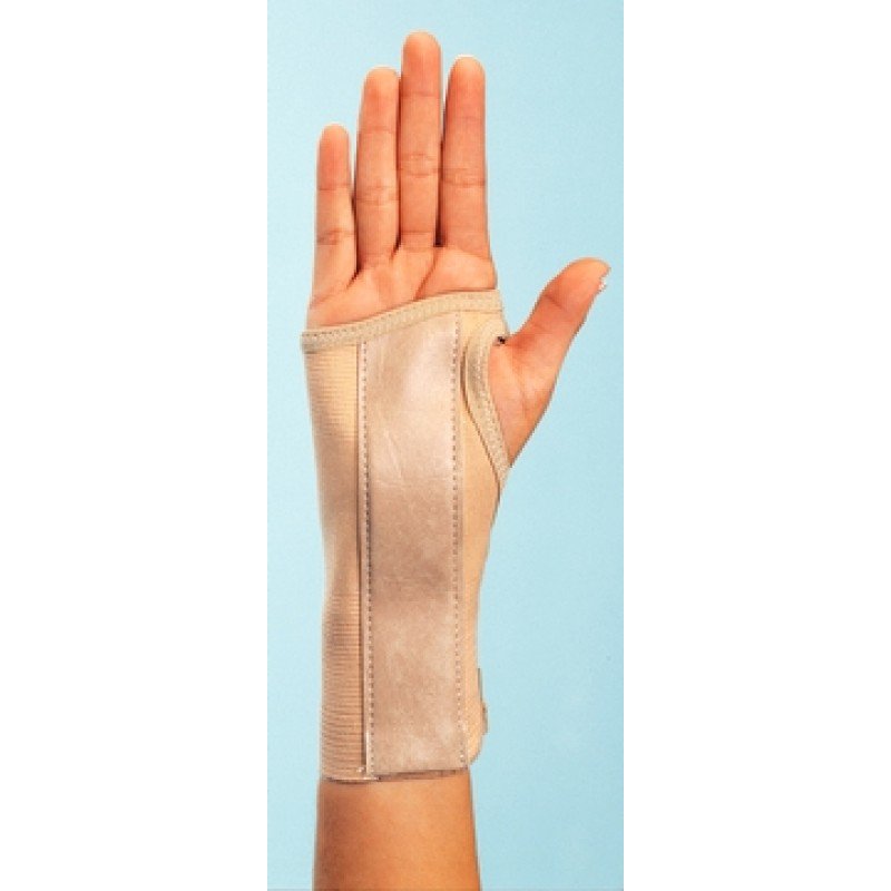 ProCare� Right Wrist Brace, Medium-Wrist Brace ProCare� Low Profile / Contoured / Wraparound Aluminum / Cotton / Elastic Right Hand Beige Medium