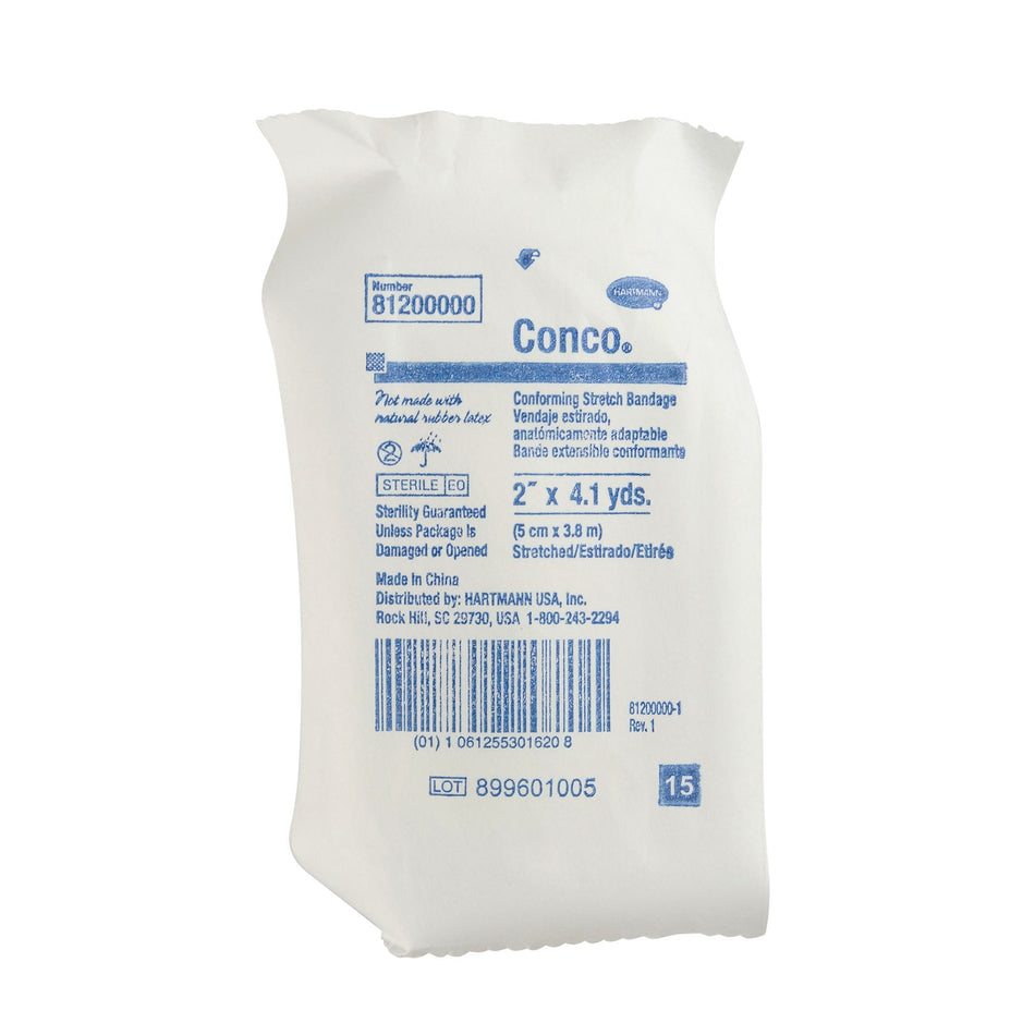 Conco� Conforming Bandage, 2 Inch x 4-1/10 Yard, 1-Ply-Conforming Bandage Conco� 2 Inch X 4.1 Yard 1-Ply Sterile 12 per Bag