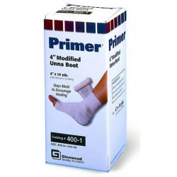 Primer� Unna Boot, 4 Inch x 10 Yard-Unna Boot Primer� Zinc Oxide 4 Inch X 10 Yard