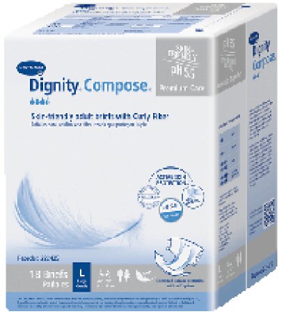 Hartmann Dignity� Compose� Incontinence Brief-Unisex Adult Incontinence Brief Dignity� Compose� 2X-Large Disposable Heavy Absorbency