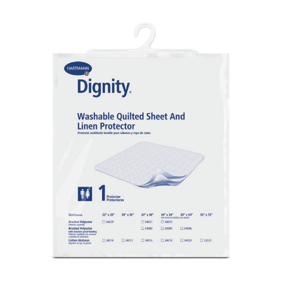 Dignity� Washable Protectors Underpad, 35 x 35 Inch-Reusable Underpad Dignity� Washable Sheet Protector 35 X 35 Inch Cotton Moderate Absorbency