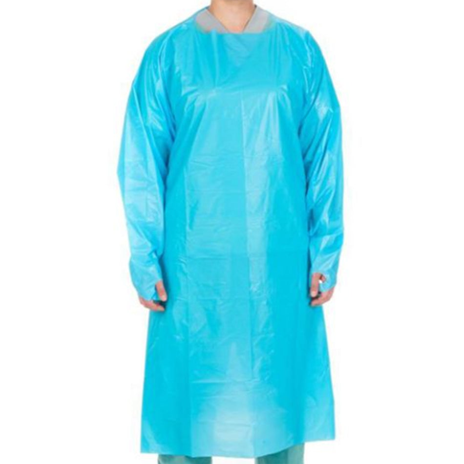 Cardinal Health� Protective Procedure Gown-Protective Procedure Gown Cardinal Health� One Size Fits Most Blue NonSterile Not Rated Disposable