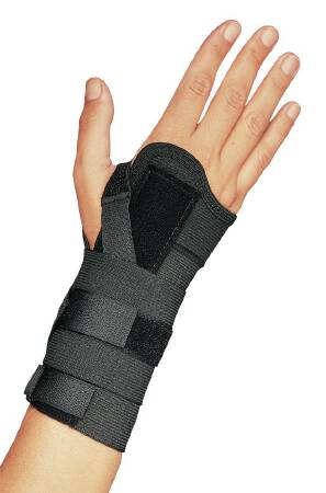 ProCare� Wrist Brace, Large-Wrist Brace ProCare� Universal CTS Aluminum / Elastic Left or Right Hand Black Large