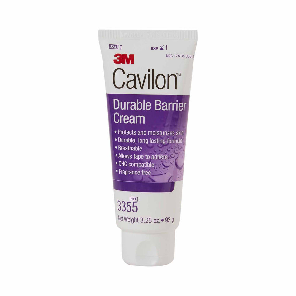 3M Cavilon Barrier Cream, 3.25 oz Tube, Unscented, Hypoallergenic-Skin Protectant 3M� Cavilon� 3.25 oz. Tube Unscented Cream CHG Compatible