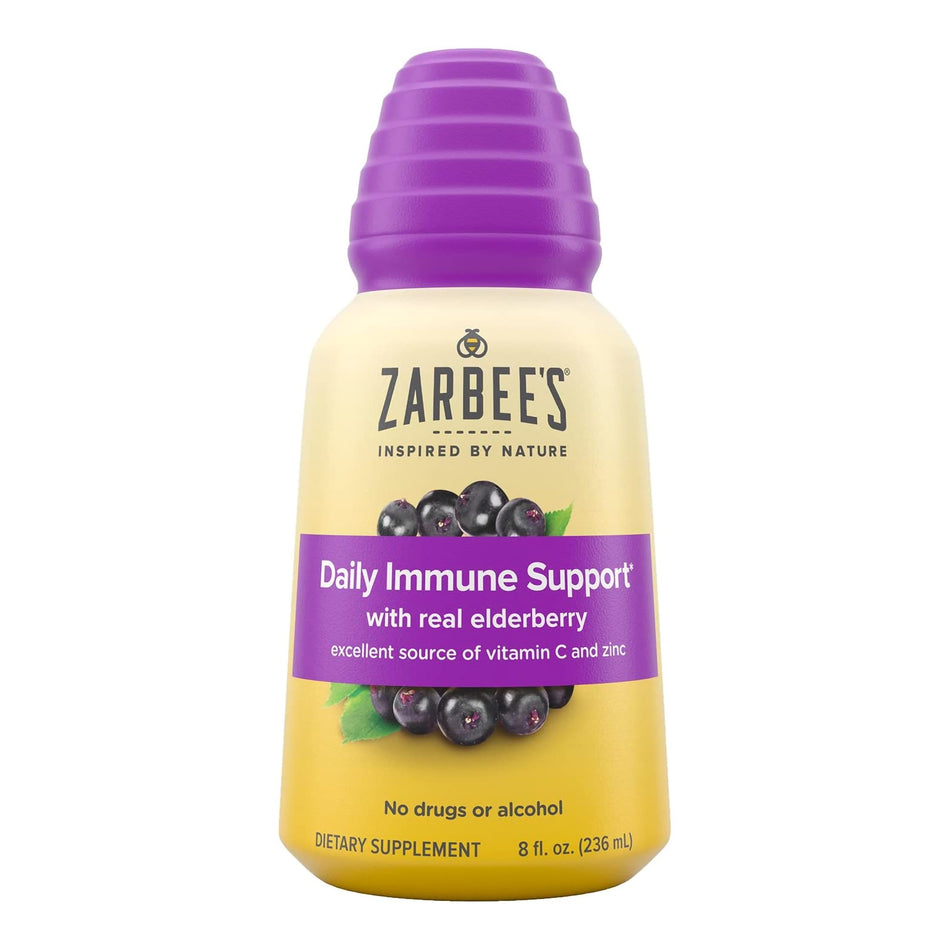 Zarbee's Naturals Black Elderberry Immune Support Syrup-Cold and Cough Relief Zarbee's� Daily Immune Support 356 mg Strength Syrup 8 oz.