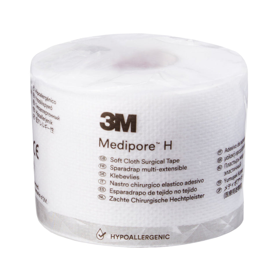 3M� Medipore� H Cloth Medical Tape, 2 Inch x 10 Yard, White-Perforated Medical Tape 3M� Medipore� H White 2 Inch X 10 Yard Soft Cloth NonSterile